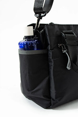 Kadın 4 Gözlü Desenli Paraşüt Kumaş Ayarlanabilir Çapraz Askılı El Ve Omuz Çantası