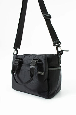 Kadın 4 Gözlü Desenli Paraşüt Kumaş Ayarlanabilir Çapraz Askılı El Ve Omuz Çantası