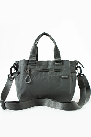 Kadın 4 Gözlü Desenli Paraşüt Kumaş Ayarlanabilir Çapraz Askılı El Ve Omuz Çantası