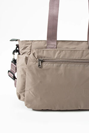 Kadın 5 Gözlü Suya Dayanıklı Paraşüt Kumaş Ayarlanabilir Çapraz Askılı El Ve Omuz Çantası