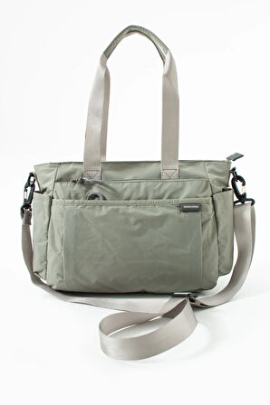 Kadın 5 Gözlü Suya Dayanıklı Paraşüt Kumaş Ayarlanabilir Çapraz Askılı El Ve Omuz Çantası