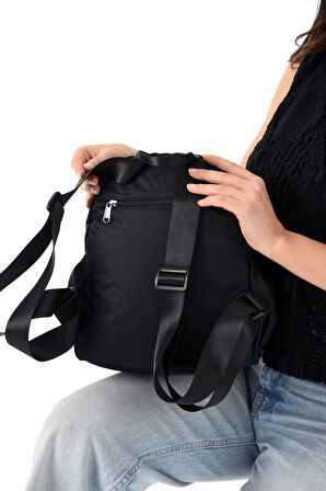 Suya Dayanıklı Paraşüt Kumaş 4 Gözlü Laptop Bölmeli Seyahat İş Okul Sırt Çantası