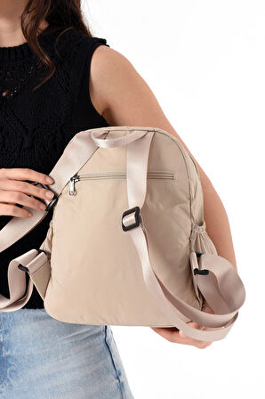 Suya Dayanıklı Paraşüt Kumaş 4 Gözlü Laptop Bölmeli Seyahat İş Okul Sırt Çantası