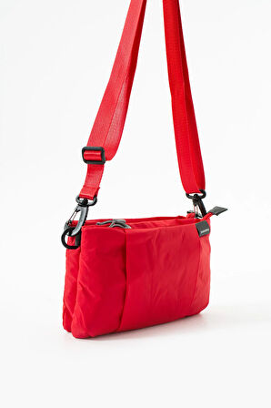 Kadın 4 Bölmeli Paraşüt Kumaş Ayarlanabilir Çapraz Askılı Çanta