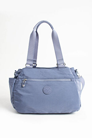 Kadın 5 Gözlü Suya Dayanıklı Paraşüt Kumaş Ayarlanabilir Çapraz Askılı El Ve Omuz Çantası