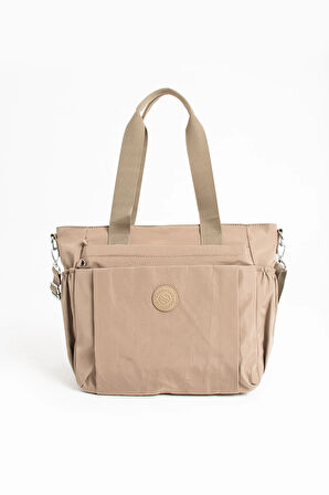 Kadın Büyük Boy 4 Bölmeli Suya Dayanıklı Paraşüt Kumaş Çapraz Ve Omuz Askılı Çanta