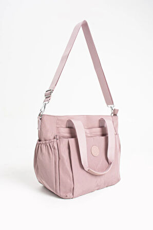 Kadın Büyük Boy 4 Bölmeli Suya Dayanıklı Paraşüt Kumaş Çapraz Ve Omuz Askılı Çanta