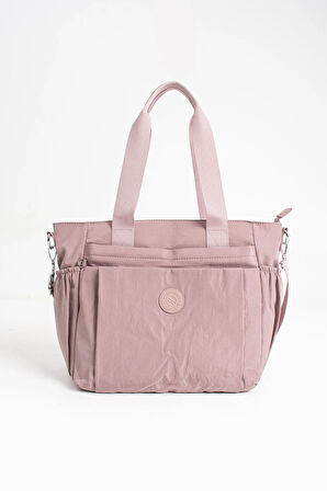 Kadın Büyük Boy 4 Bölmeli Suya Dayanıklı Paraşüt Kumaş Çapraz Ve Omuz Askılı Çanta