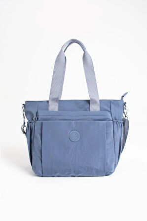 Kadın Büyük Boy 4 Bölmeli Suya Dayanıklı Paraşüt Kumaş Çapraz Ve Omuz Askılı Çanta