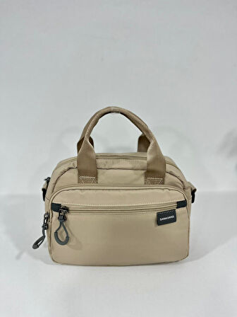 Kadın Suya Dayanıklı Paraşüt Kumaş 4 Gözlü Çapraz Askılı Oval El Ve Omuz Çantası