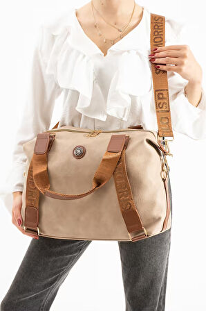 Kadın Çok Gözlü Ayarlanabilir Çapraz Askılı El Ve Omuz Çantası