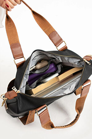 Kadın Çok Gözlü Ayarlanabilir Çapraz Askılı El Ve Omuz Çantası