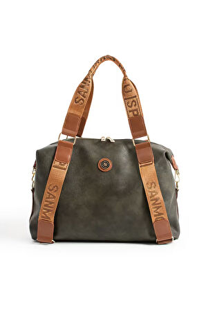 Kadın Çok Gözlü Ayarlanabilir Çapraz Askılı El Ve Omuz Çantası