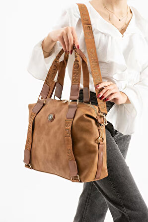 Kadın Çok Gözlü Ayarlanabilir Çapraz Askılı El Ve Omuz Çantası