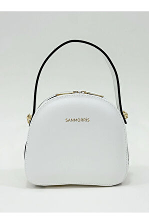 Sanmorris Kadın Gold Aksesuar Ayarlanabilir Çapraz Askılı El ve Omuz Çantası