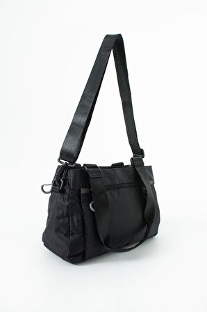 5 Gözlü Desenli Paraşüt Kumaş Ayarlanabilir Çapraz Askılı El Ve Omuz Çantası