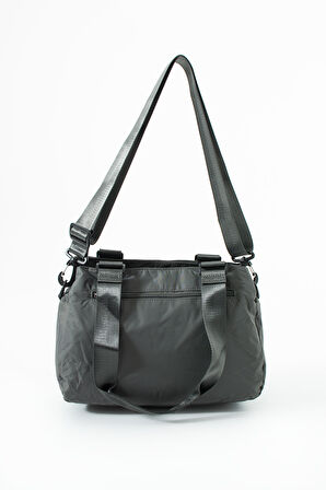 5 Gözlü Desenli Paraşüt Kumaş Ayarlanabilir Çapraz Askılı El Ve Omuz Çantası