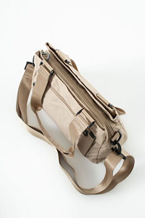 5 Gözlü Desenli Paraşüt Kumaş Ayarlanabilir Çapraz Askılı El Ve Omuz Çantası