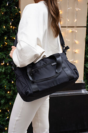 Hafif ve Dayanıklı Paraşüt Kumaş El Ve Çapraz Askılı Çok Bölmeli Çanta