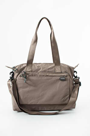 Genişleyebilir Yan Fermuarlı Paraşüt Kumaş Ayarlanabilir Omuz Çantası