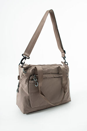 Genişleyebilir Yan Fermuarlı Paraşüt Kumaş Ayarlanabilir Omuz Çantası