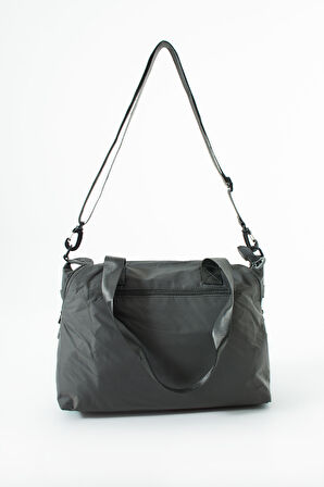 Genişleyebilir Yan Fermuarlı Paraşüt Kumaş Ayarlanabilir Omuz Çantası