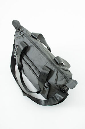 Genişleyebilir Yan Fermuarlı Paraşüt Kumaş Ayarlanabilir Omuz Çantası