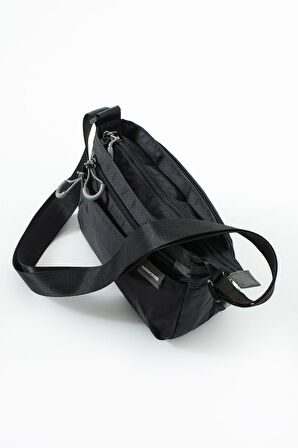 Kadın 4 Bölmeli  Suya Dayanıklı Paraşüt Kumaş Ayarlanabilir Çapraz Askılı Çanta