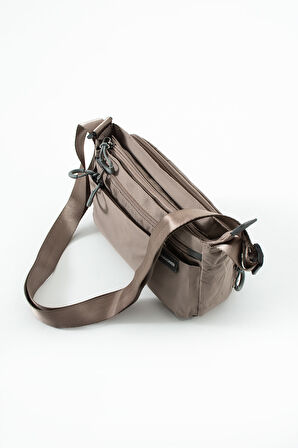 Kadın 4 Bölmeli  Suya Dayanıklı Paraşüt Kumaş Ayarlanabilir Çapraz Askılı Çanta