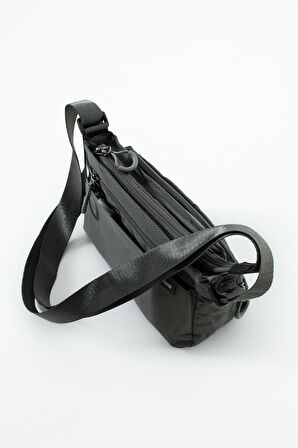 Kadın 4 Bölmeli  Suya Dayanıklı Paraşüt Kumaş Ayarlanabilir Çapraz Askılı Çanta