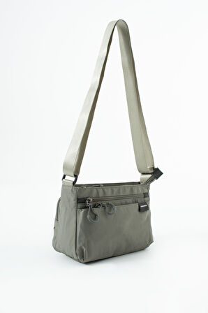 Kadın 4 Bölmeli  Suya Dayanıklı Paraşüt Kumaş Ayarlanabilir Çapraz Askılı Çanta