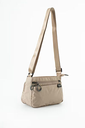 Kadın 4 Bölmeli  Suya Dayanıklı Paraşüt Kumaş Ayarlanabilir Çapraz Askılı Çanta