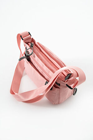 Kadın 4 Bölmeli  Suya Dayanıklı Paraşüt Kumaş Ayarlanabilir Çapraz Askılı Çanta