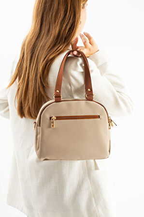 Sanmorris Kadın Suni Deri Ayarlanabilir Çapraz Askılı Smart Casual Omuz ve El Çantası