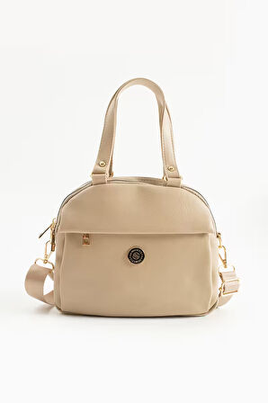 Kadın Suni Deri Ayarlanabilir Çapraz Askılı Smart Casual Omuz ve El Çantası