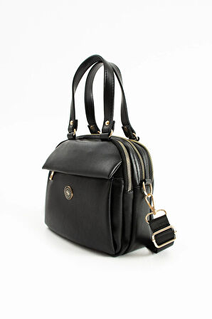 Kadın Suni Deri Ayarlanabilir Çapraz Askılı Smart Casual Omuz ve El Çantası