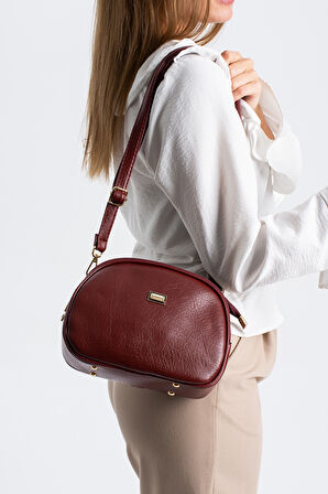 Kadın Suni Deri 4 Bölmeli Ayarlanabilir Çapraz Askılı Çapraz Ve Omuz Çanta