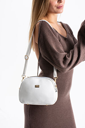 Kadın Suni Deri 4 Bölmeli Ayarlanabilir Çapraz Askılı Çapraz Ve Omuz Çanta