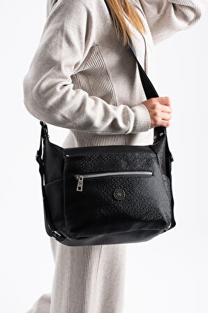 Kadın 4 Bölmeli Suni Yumuşak Deri Omuz Ve Sırt Çantası