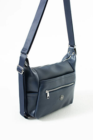 Kadın 4 Bölmeli Suni Yumuşak Deri Omuz Ve Sırt Çantası