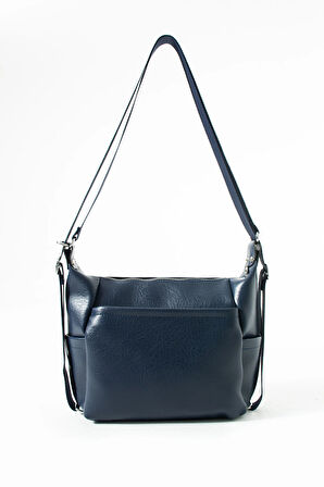 Kadın 4 Bölmeli Suni Yumuşak Deri Omuz Ve Sırt Çantası