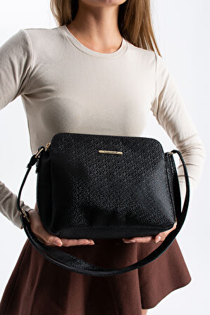 Sanmorris 3 Bölmeli Ayarlanabilir Askılı Çapraz Çanta