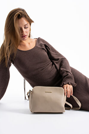 Sanmorris 3 Bölmeli Ayarlanabilir Askılı Çapraz Çanta