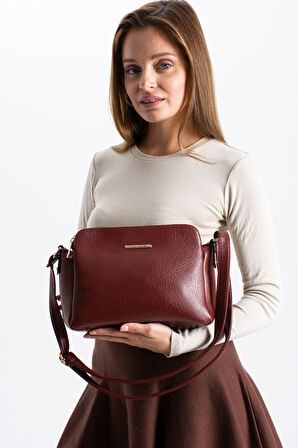 Sanmorris 3 Bölmeli Ayarlanabilir Askılı Çapraz Çanta