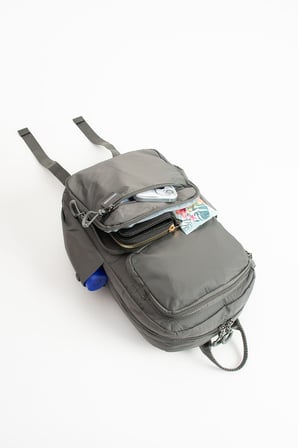 Unisex Suya Dayanıklı Paraşüt Kumaş 5 Bölmeli Laptop Bölmeli Seyahat Ve Okul Çantası SI-6032