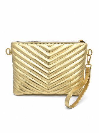 Kadın Suni Deri Ayarlanabilir Çapraz Ve El Askılı Portföy, Clutch Çanta S-1407