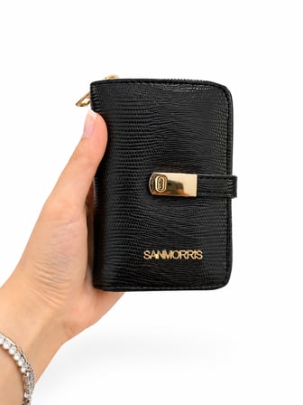 Kadın Gold Detaylı, Şık ve Kullanışlı Çok Bölmeli Cüzdan