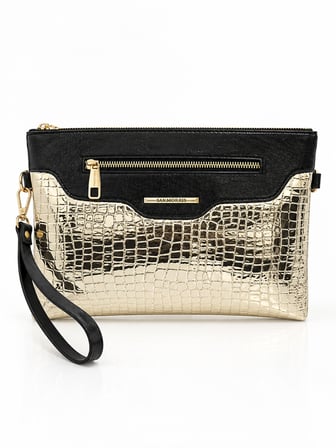 Kadın Suni Deri Ayarlanabilir Çapraz Ve El Askılı Portföy, Clutch Çanta S-1360
