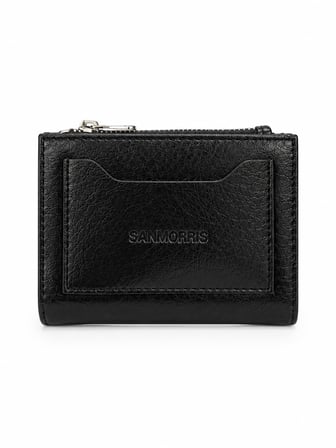 Unisex Fermuarlı Kartlık Çok Gözlü Kompakt Cüzdan S-2006