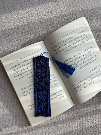 Filistin Geleneksel Kırmızı Nakışlı Kitap Ayraçı 18*5 Cm A300022